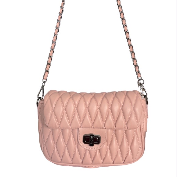 Badgley Mischka Bags Nwt Badgley Mischka Blush Pink Quilted